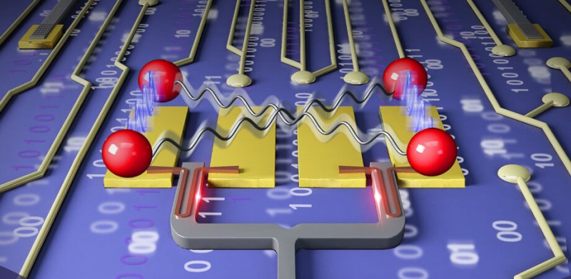 研究人员研发了一种可用于量子通信的超导硅光子芯片