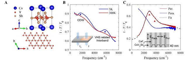 北理工物理学院在笼目晶格材料CsV3Sb5等离激元研究方面取得重要进展