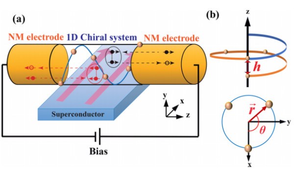 山东大学凝聚态理论研究团队在一维螺旋手性纳米线的光电子与自旋特性的系列研究方面取得新进展