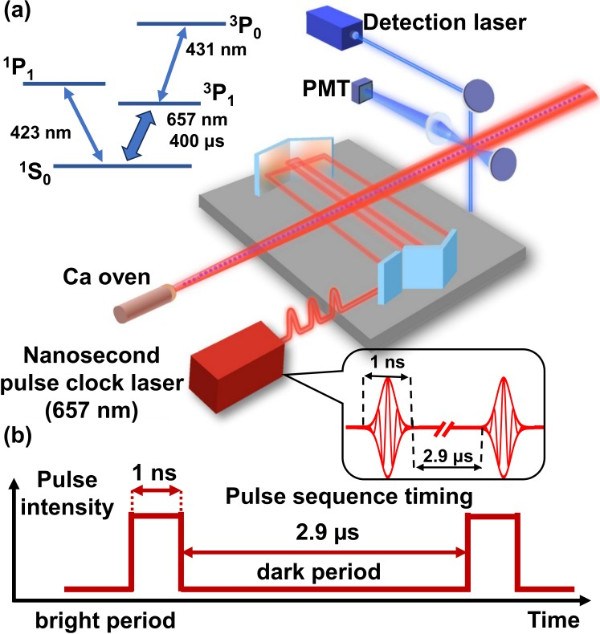 北京大学电子学院陈景标团队在钙束光钟关键技术领域取得重要进展
