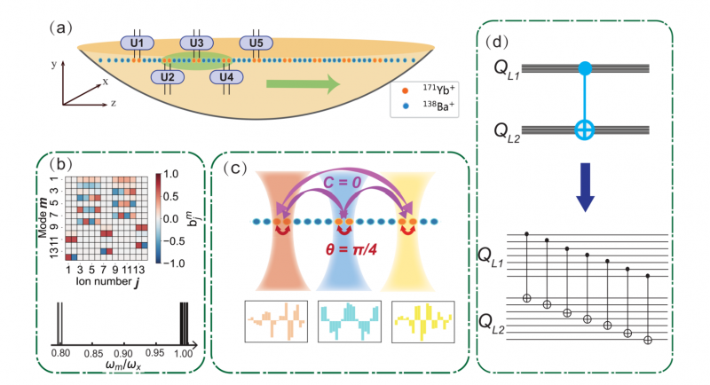 北京量子信息科学研究院在基于离子阱体系的抗噪声逻辑门设计方面取得进展