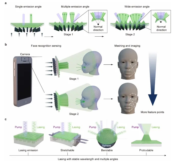 上海微系统所实现基于钙钛矿量子点的高稳定柔性纳米激光器|ACS Nano