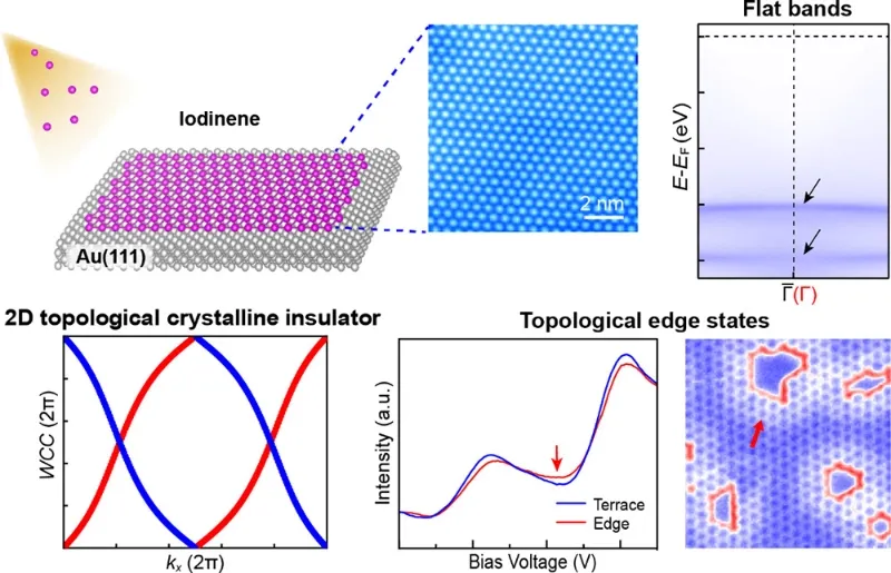 碘烯的合成及拓扑电子态观测