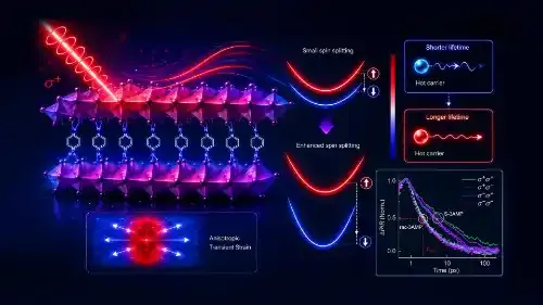 南科大陈熹翰团队揭示手性钙钛矿自旋调控热载流子新机制