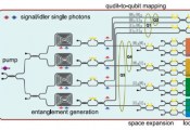 北京大学物理学院实现基于超图态的光量子信息处理芯片