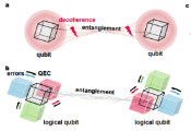 清华大学孙麓岩研究组实现对逻辑量子比特之间量子纠缠的量子纠错保护