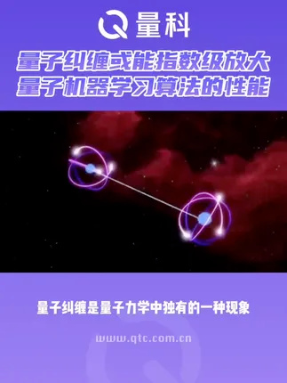 量子纠缠或能指数级放大量子机器学习算法的性能