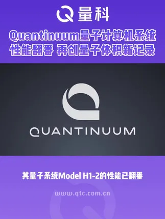 Quantinuum的量子计算机性能翻番 再创量子体积新记录